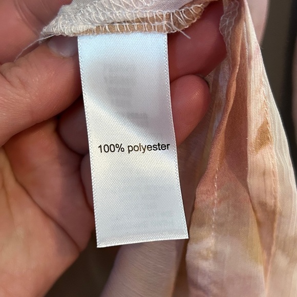 Maurices~ French Pink Tie Dye Tie Waist Kimono~Size Small - Picture 5 of 9